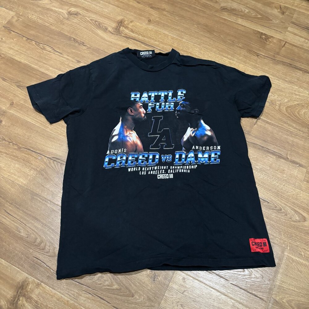 ShoePalace Battle For LA Creed 3 Boxing Faceoff Graphic Tee Shirt